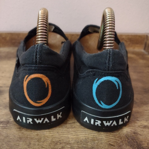 Airwalk Portal 2 Black Slip-on Loafers Men's Size 6.5/Women's Size 8.5 - Picture 9 of 11